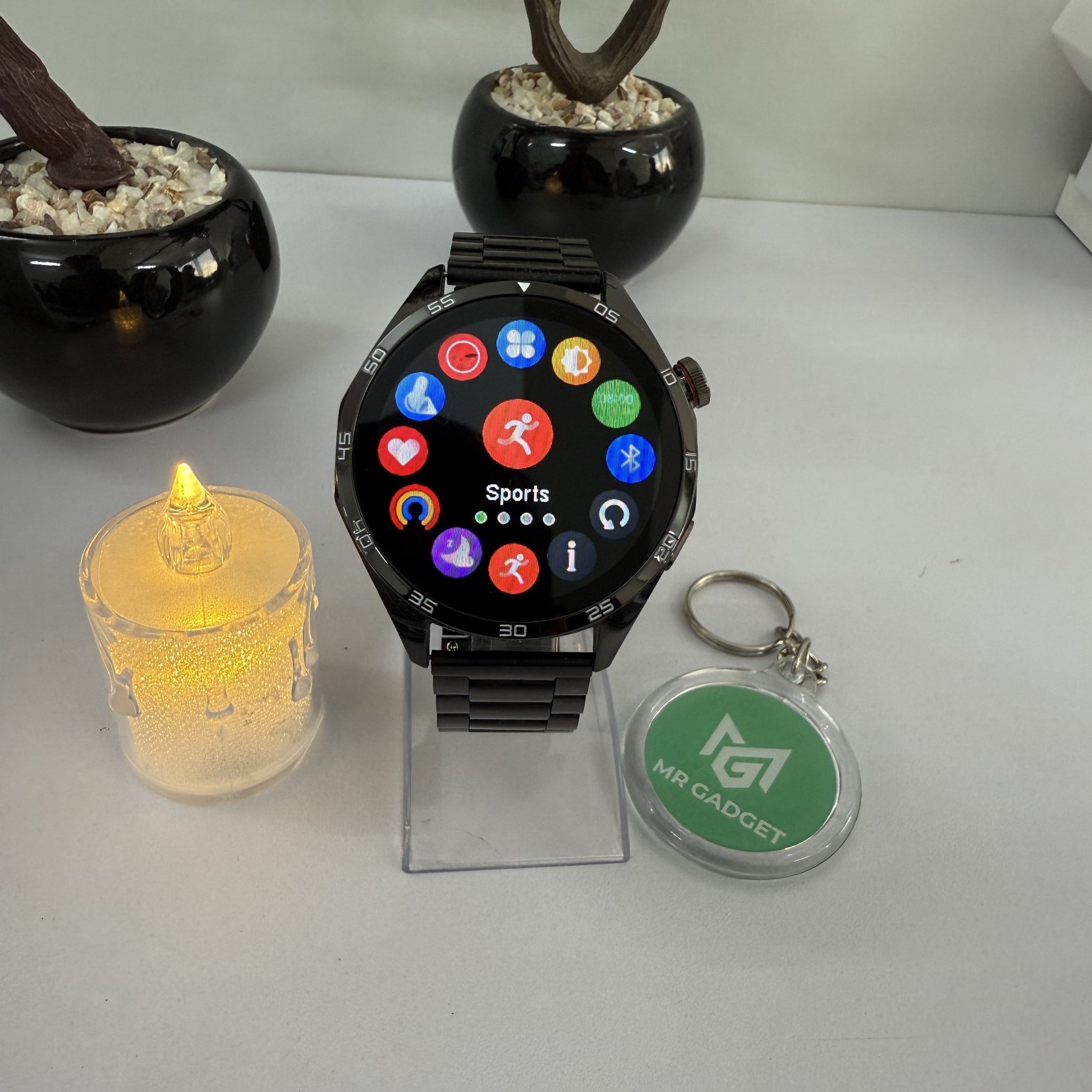 REVOLT GPS AMMOLED WATCH TITANEUM 2025 3RD GEN (ALLOW TO OPEN)