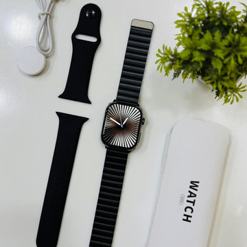 New Model Series X 10 Smartwatch with Premium Metal Chain(allow to open parcel)